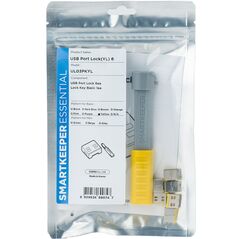 Smartkeeper SmartKeeper Basic "USB-A Port" Blocker κίτρινο 6 τεμ.+Key
