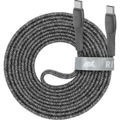 Καλώδιο USB RivaCase CABLE USB-C TO USB-C 2.1M/Γκρι PS6105 GR21 RIVACASE