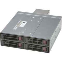Kieszeń SuperMicro Supermicro CSE-M14TQC Drivebox Black Hotswap 4x 2,5" Einschübe in 1x 5.25" Schacht inkl. Lüfter