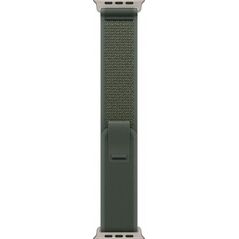 Apple 49mm Green Trail Loop - S/M - Natural Titanium Finish