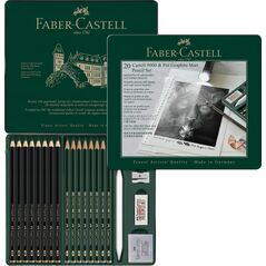 Faber-Castell Faber-Castell Pitt Graphite Matt & Castell 9000 Set Wielo 20 szt.