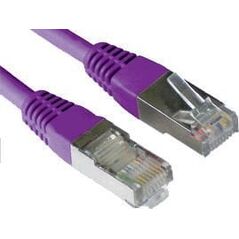 LOGON SSTP Cat5e kabel sieciowy Fioletowy 0,5 m