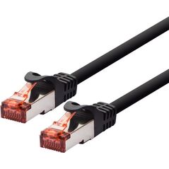 LOGON TCF66F200BL kabel sieciowy Czarny 20 m Cat6a U/UTP (UTP)