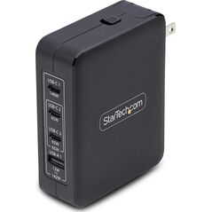 STARTECH.COM 140W USB-C-Wandladeger�t 3x USB-C/1x USB-A PD 3.1 Internationaler GaN-Ladeger�t fur MacBook/Dell XPS/Inspiron