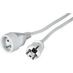 LOGON PSPC03W kabel zasilające Biały 3 m Wtyczka zasilająca typu F