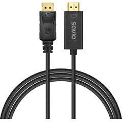 Καλώδιο Savio Display Port σε HDMI 1,5m, CL-183