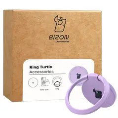 Bizon Accessories Ring Turtle universal light purple