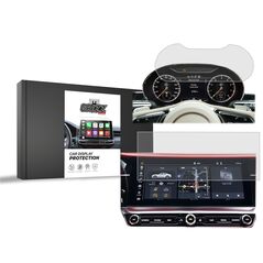 Matte GrizzGlass CarDisplay Protection Bentley Continental Flying Spur 2019 [2in1]