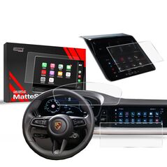 Matte GrizzGlass CarDisplay Protection Porsche Panamera 3 12,3" 2024 [3in1]
