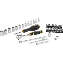 Σετ καρυδάκια 1/4" 42 τεμ+γρζ+ακς.42 τεμ