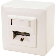 LogiLink Gniazdo nat/podt. CAT6 2xRJ45 ekranowane (NP0039)