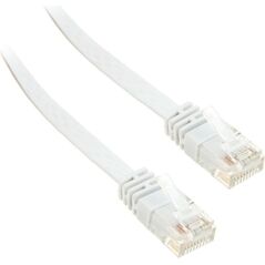 InLine 1m - kabel sieciowy U/UTP - 1000 Mbit - Cat.6 - RJ45 - biały (71601W)