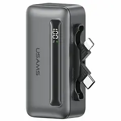 USAMS US-CD233 4500mAh Powerbank USB-C, Lightning 20W PD Fast Charge tarnish