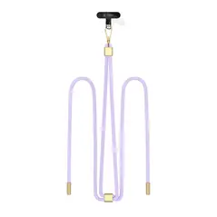 Tech-Protect C2S Rope Crossbody Strap Lavender/gold