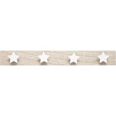 Gree Dziecięcy wieszak z 4 haczykami Stars