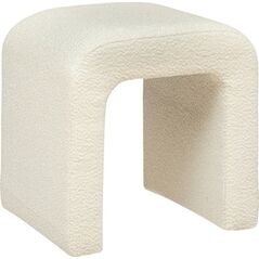 Atmosphera Stołek łuk bouclé SEVI, wys. 43 cm