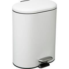 Kosz na śmieci 5five Kosz na śmieci z pedałem SILIFLEX, 6 L, biały