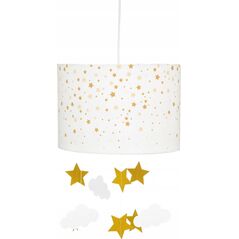 Atmosphera Lampa do pokoju dziecięcego Chmurka i gwiazdki, Ø 30 cm
