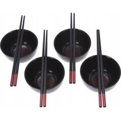 Excellent Houseware Zestaw do sushi - pałeczki i miseczki, 4 szt.