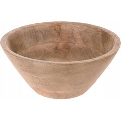 Excellent Houseware Miska z drewna mango, Ø 20 cm, brązowa