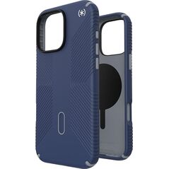 Speck Speck Presidio2 Grip ClickLock & MagSafe - Etui iPhone 16 Pro Max (Coastal Blue / Dust Grey / White)