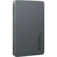 Powerbank z ładowaniem bezprzewodowym USAMS US-CD231 5000mAh 20W PD Fast Charge szary/tarnish