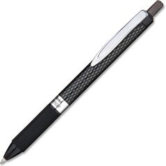 Długopis żelowy Pentel OH!GEL czarno-srebrny (K497)