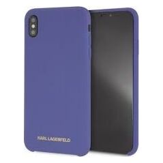 Karl Lagerfeld KARL LAGERFELD HARD CASE SILICONE KLHCPXSLVOG IPHONE X / XS FIOLETOWY standard