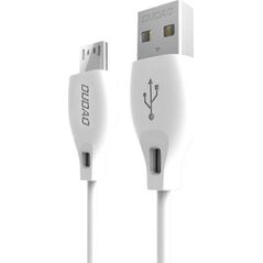 Kabel USB Dudao USB-A - microUSB 2 m Biały (52154)