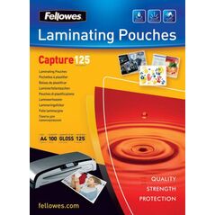 Fellowes folie do laminowania 125 µ, 216x303 mm A4, 25 szt. (53963)