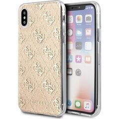 Guess Guess GUHCPXPCU4GLGO iPhone X/Xs złoty/gold hard case 4G Glitter