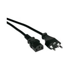 Ładowarka Value VALUE Netzkabel CH 1.8m black T12 on T13 - 19.99.1220
