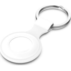Loco Etui z silikonu Loco Dot Silicone Apple AirTag White