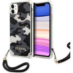 Guess Guess GUHCN61KSARBK iPhone 11 6,1" czarny/black hardcase Camo Collection