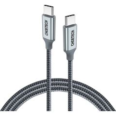 Kabel USB Choetech USB-C - USB-C 1.8 m Srebrny (6971824973099)