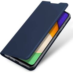 Dux Ducis Etui SAMSUNG GALAXY A03S z klapką Dux Ducis skórzane Skin Leather granatowe