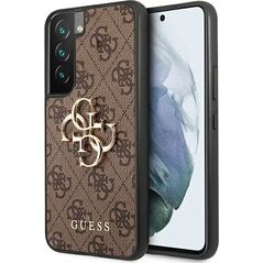 Guess Guess GUHCS22S4GMGBR S901 S22 brązowy/brown hardcase 4G Big Metal Logo
