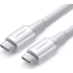 Kabel USB Ugreen USB-C - USB-C 1 m Biały (6957303865512)