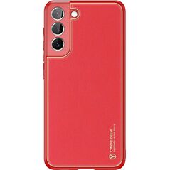 Dux Ducis Dux Ducis Yolo eleganckie etui pokrowiec ze skóry ekologicznej Samsung Galaxy S22+ (S22 Plus) czerwony