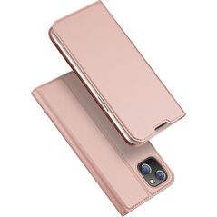 Dux Ducis Dux Ducis Skin Pro kabura etui pokrowiec z klapką iPhone 14 Max różowy