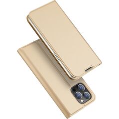 Dux Ducis Dux Ducis Skin Pro kabura etui pokrowiec z klapką iPhone 14 Pro złoty