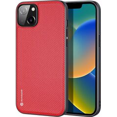 Dux Ducis Dux Ducis Fino etui pokrowiec pokryty nylonowym materiałem iPhone 14 Max czerwony