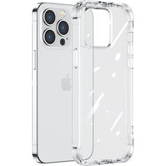 Joyroom Joyroom Defender Series etui pokrowiec do iPhone 14 Plus pancerna obudowa z haczykami podstawką przezroczysty (JR-14H3)