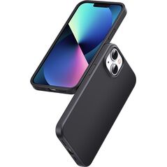 Ugreen Ugreen LP626 Silky Silicone Protective Case gumowe elastyczne silikonowe etui na telefon do iPhone 14 Plus czarny (90920)