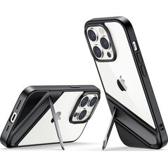 Ugreen Ugreen LP635 Kickstand Protective Case sztywne etui z żelową ramką i wbudowaną podstawką do iPhone 14 Pro czarny (90926)