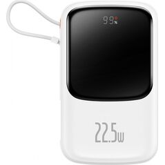 Powerbank Baseus Qpow Digital Display USB-C 10000mAh Biały