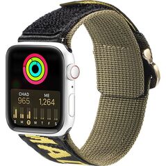 Dux Ducis Dux Ducis Strap (Outdoor  Version) pasek Apple Watch Ultra, SE, 8, 7, 6, 5, 4, 3, 2, 1 (49, 45, 44, 42  mm) nylonowa opaska bransoleta żółto-zielony