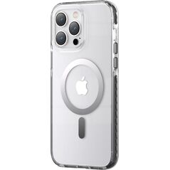 Kingxbar Kingxbar PQY Ice Crystal Series magnetyczne etui iPhone 14 Plus MagSafe szare