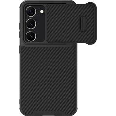 Nillkin Nillkin Synthetic Fiber S Case etui Samsung Galaxy S23+ pokrowiec osłona na aparat czarne