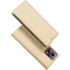 Dux Ducis Dux Ducis Skin Pro etui do Xiaomi Redmi Note 12 Pro+ pokrowiec z klapką portfel na kartę podstawka złote